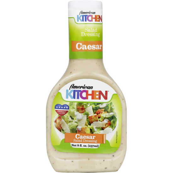 American Kitchen Caesar Salad Dressing 8 Oz, Pack Of 12