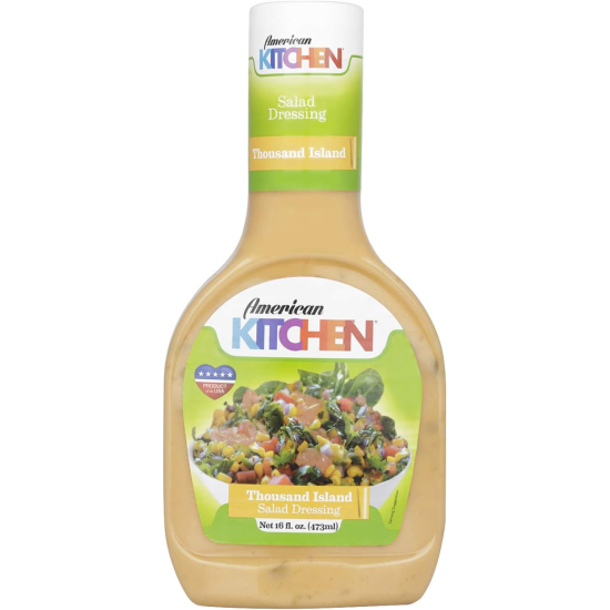 American Kitchen Thousand Island Salad Dressing 473 ml, Pack Of 6