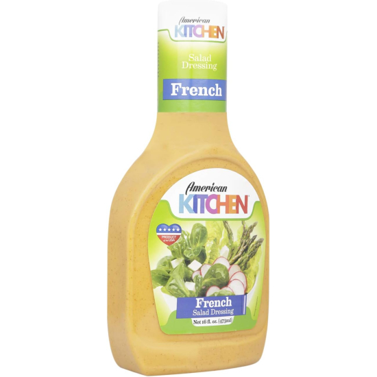 American Kitchen French Salad Dressing 473 ml, Pack Of 6