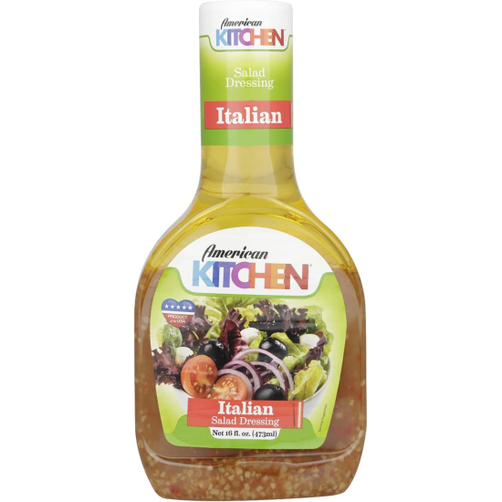 American Kitchen Italian Salad Dressing 473 ml, Pack Of 6