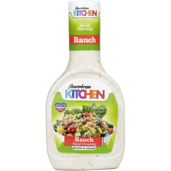 American Kitchen Ranch Salad Dressing 473 ml, Pack Of 6