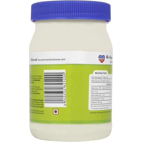 American Kitchen Original Mayonnaise 444 ml, Pack Of 12