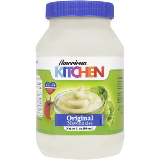 American Kitchen Original Mayonnaise 887 ml, Pack Of 12