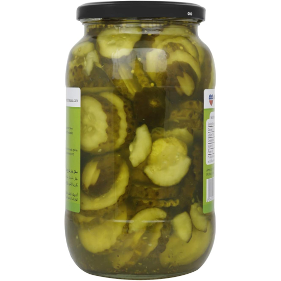 American Kitchen Bread & Butter Style Sliced Gherkins 963g, Pack Of 12