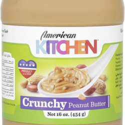 American Kitchen Crunchy Peanut Butter 12x16 Oz, Pack Of 2 American Kitchen Crunchy Peanut Butter 12x16 Oz, Pack Of 2