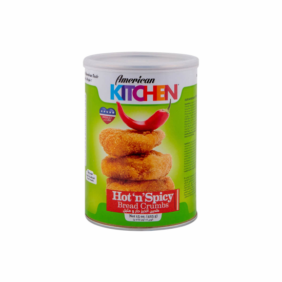 American Kitchen Bread Crumbs Hot & Spicy 15 Oz, Pack Of 12