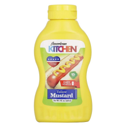 American Kitchen Yellow Mustard 12x8 Oz, Pack Of 5 American Kitchen Yellow Mustard 12x8 Oz, Pack Of 5