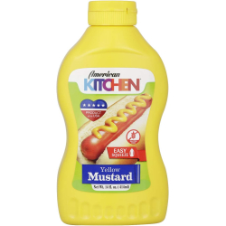 American Kitchen Yellow Mustard 12x14 Oz, Pack Of 3 American Kitchen Yellow Mustard 12x14 Oz, Pack Of 3