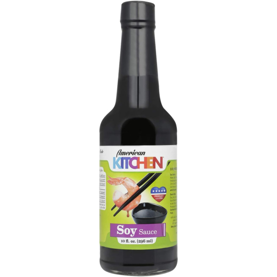 American Kitchen Soy Sauce 296 ml, Pack Of 12