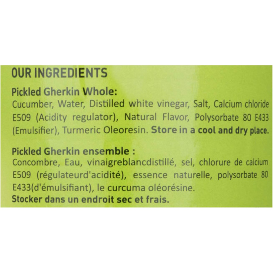 American Kitchen Gherkins Whole Pickled 963g, Pack Of 12