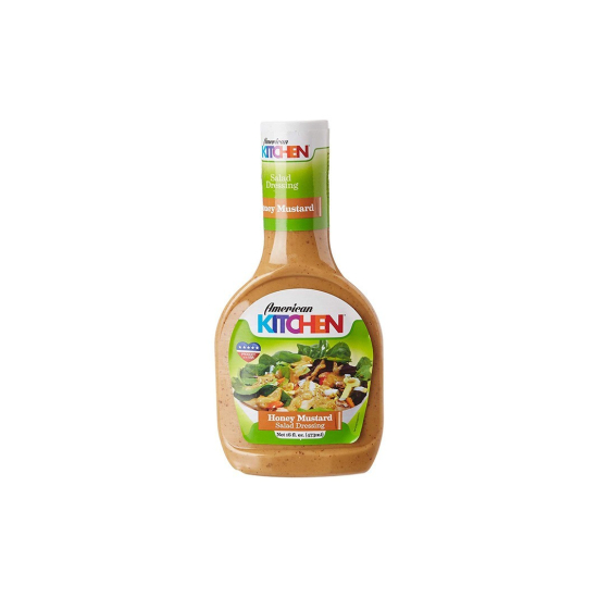 American Kitchen Salad Dressing Honey Mustard 473 ml, Pack Of 6