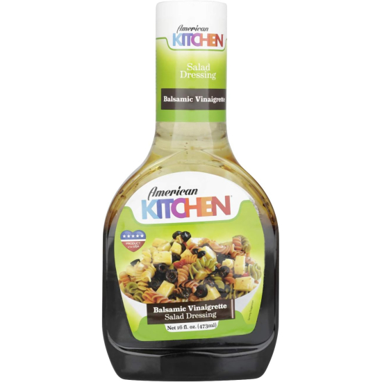 American Kitchen Balsamic Vinaigrette Salad Dressing 473 ml, Pack Of 6
