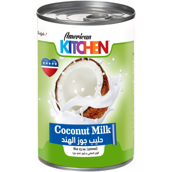 American kitchen Coconut Milk 400 ml, Pack Of 24