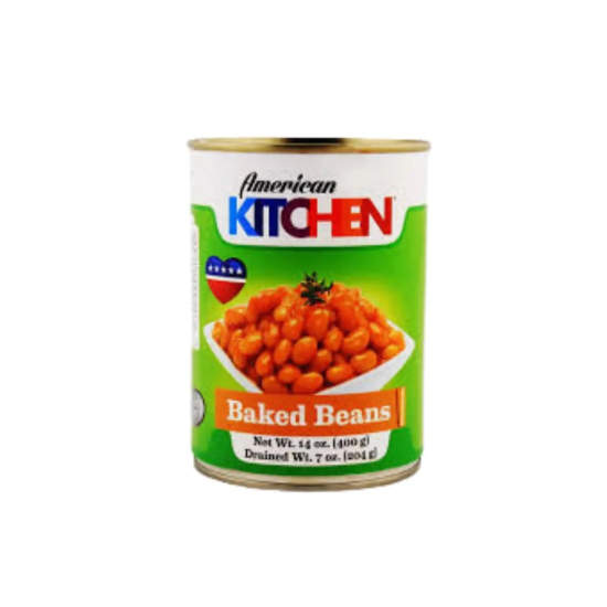 American Kitchen Baked Beans in Tomato Sauce 400g, Pack Of 24