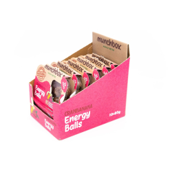 Munchbox Energy Balls Cranbanana 80g, Pack Of 10 Munchbox Energy Balls Cranbanana 80g, Pack Of 10