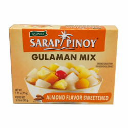 Galinco Sarap Pinoy Gulaman Mix  Almond Flavor 3.35 Oz, Pack Of 24 Galinco Sarap Pinoy Gulaman Mix  Almond Flavor 3.35 Oz, Pack Of 24