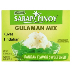 Sarap Pinoy Gulaman Mix Sweetened Pandan Flavor 95g, Pack Of 24 Sarap Pinoy Gulaman Mix Sweetened Pandan Flavor 95g, Pack Of 24