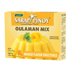 Galinco Sarap Pinoy Gulaman Mix Mango Flavor Sweetened 95g, Pack Of 24 Galinco Sarap Pinoy Gulaman Mix Mango Flavor Sweetened 95g, Pack Of 24
