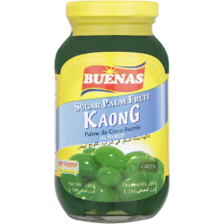 Buenas Sugar Palm Fruit Green Kaong In Syrup 340g, Pack Of 24 Buenas Sugar Palm Fruit Green Kaong In Syrup 340g, Pack Of 24