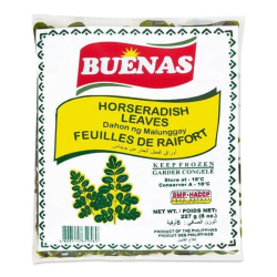 Buenas Horse Radish Leaves Frozen 8 Oz, Pack Of 30 Buenas Horse Radish Leaves Frozen 8 Oz, Pack Of 30