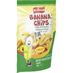 Buenas Banana Long Cut Chip 175g, Pack Of 20 Buenas Banana Long Cut Chip 175g, Pack Of 20