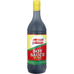 Buenas Toyo Soy Sauce 1Ltr, Pack Of 12  Buenas Toyo Soy Sauce 1Ltr, Pack Of 12