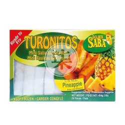 Golden Saba Frozen Turonitos Pineapple 454g 454g, Pack Of  24