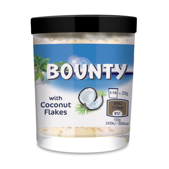 Bounty Milk Spread With Coconut Flakes 200g, Pack Of 6