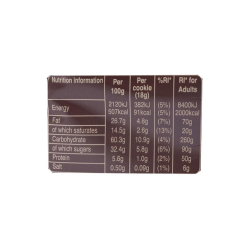 Galaxy Cookies Chocolate 8x180g, Pack Of 3 Galaxy Cookies Chocolate 8x180g, Pack Of 3