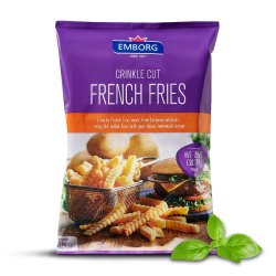 Emborg French Fries Crinkle Cut 10x1kg, Pack Of 2 Emborg French Fries Crinkle Cut 10x1kg, Pack Of 2