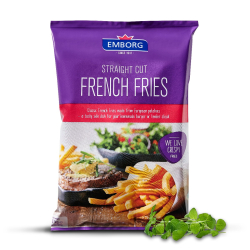 Emborg French Fries Strait Cut 4x2.5kg, Pack Of 3 Emborg French Fries Strait Cut 4x2.5kg, Pack Of 3