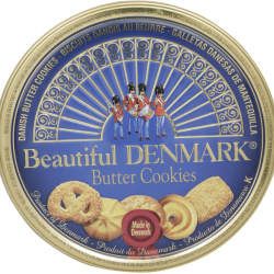 Beautiful Denmark Butter Cookies 24x150g, Pack Of 2 Beautiful Denmark Butter Cookies 24x150g, Pack Of 2