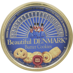 Beautiful Denmark Butter Cookies 24x150g, Pack Of 2 Beautiful Denmark Butter Cookies 24x150g, Pack Of 2