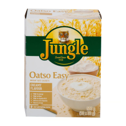 Jungle Oatso Easy Creamy Flavour Instant Oats 500g, Pack Of 6 Jungle Oatso Easy Creamy Flavour Instant Oats 500g, Pack Of 6