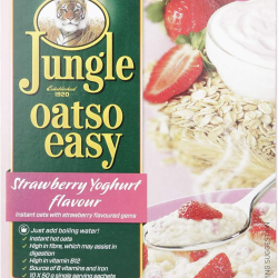 Jungle Oatso Easy Strawberry & Yoghurt Flavour 500g, Pack Of 6 Jungle Oatso Easy Strawberry & Yoghurt Flavour 500g, Pack Of 6