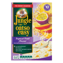 Jungle Oatso Easy Tropical Fruit Flavour 6x500g, Pack Of 3 Jungle Oatso Easy Tropical Fruit Flavour 6x500g, Pack Of 3