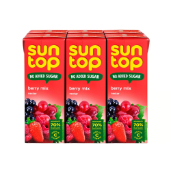 Suntop Berry Mix Nectar Drink, 3x6x180 ml Suntop Berry Mix Nectar Drink, 3x6x180 ml