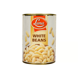 Luna Canned White Beans 380g, Pack Of 24 Luna Canned White Beans 380g, Pack Of 24