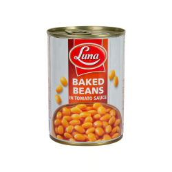 Luna Baked Beans In Tomato Sauce 24x380g, Pack Of 3