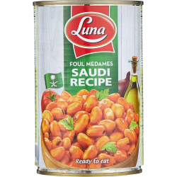 Luna Foul Medammes Saudi 450g, Pack Of 12  Luna Foul Medammes Saudi 450g, Pack Of 12
