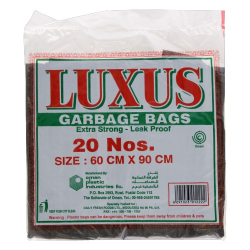 Luxus Garbage Bag 20 Pieces 60x90cm, Pack Of 20 Luxus Garbage Bag 20 Pieces 60x90cm, Pack Of 20