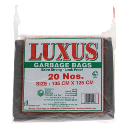 Luxus Garbage Bag 20 Pieces 105x125cm, Pack Of 20 Luxus Garbage Bag 20 Pieces 105x125cm, Pack Of 20