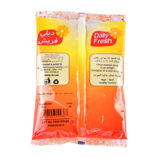 Daily Fresh Chilli Crushed 200g, Pack Of 24