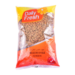Daily Fresh Masoor Whole Green 1kg, Pack Of 12 Daily Fresh Masoor Whole Green 1kg, Pack Of 12