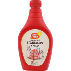 Daily Fresh Strawberry Syrup 624g, Pack Of 12