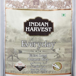 Indian Harvest Everyday Extra Long Basmati Rice 5 kg, Pack Of 4