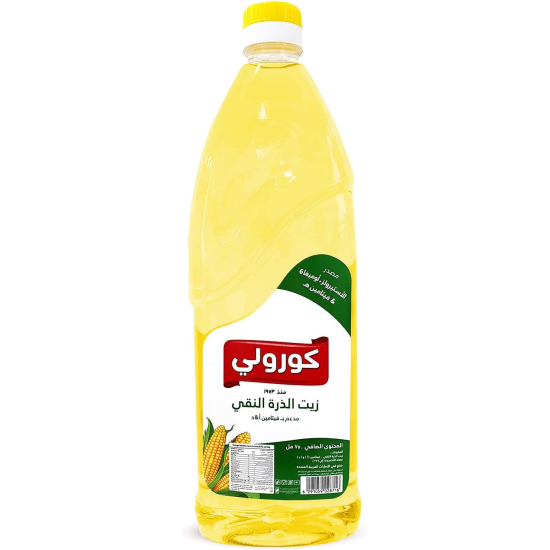 Coroli Pure Corn Oil Pet Bottle 12x750 ml, Pack Of 4