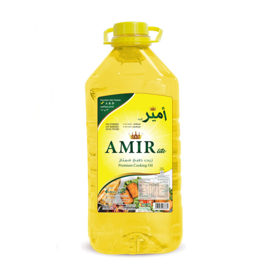 Amir Lite Premium Cooking Oil 4Ltr, Pack Of 4