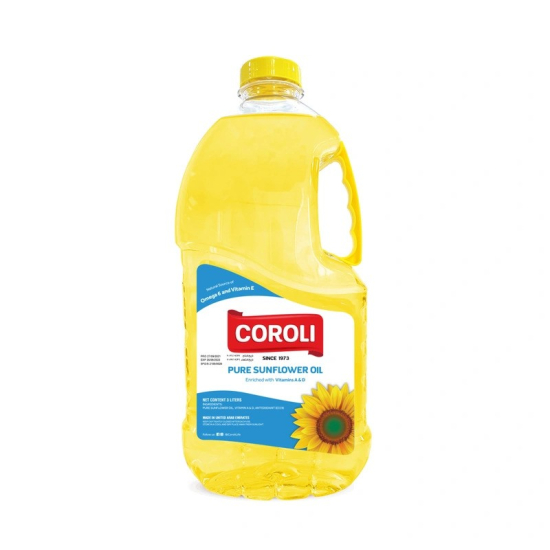 Coroli Sunflower Oil 3 Liters, Pack Of 4