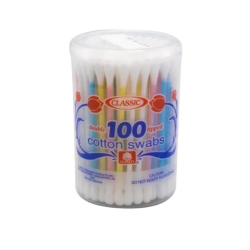 Classic Cotton Swabs 100's, Pack Of 48 Classic Cotton Swabs 100's, Pack Of 48